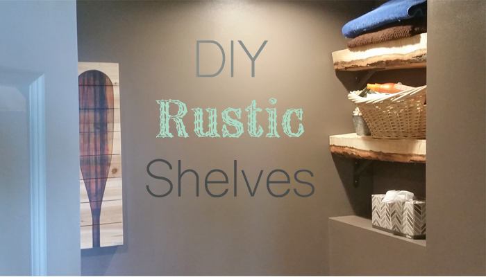 How to build unique reclaimed wood closet shelves in a bathroom